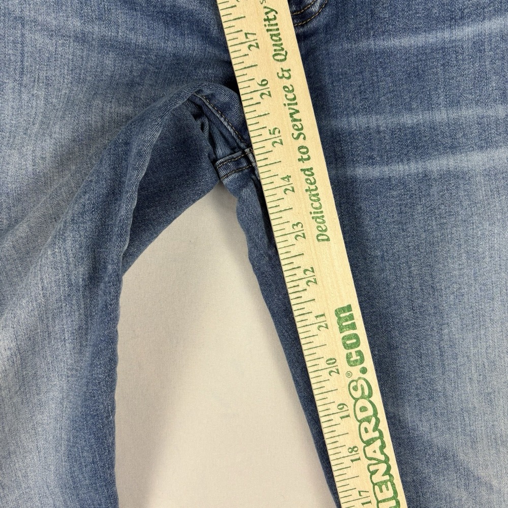 Lucky Brand Ava Mid Rise Crop Jeans Womens 8/29 Medium Wash Raw Hem Stretch - Picture 6 of 9